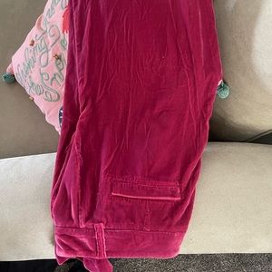Juicy could tour velvet pants in size 6with tags.little snag in the bum area